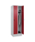 Spind Classic PLUS lichtgrau, rubinrot 080020-20 S10001, 2 Schließfächer 60,0 x 50,0 x 195,0 cm